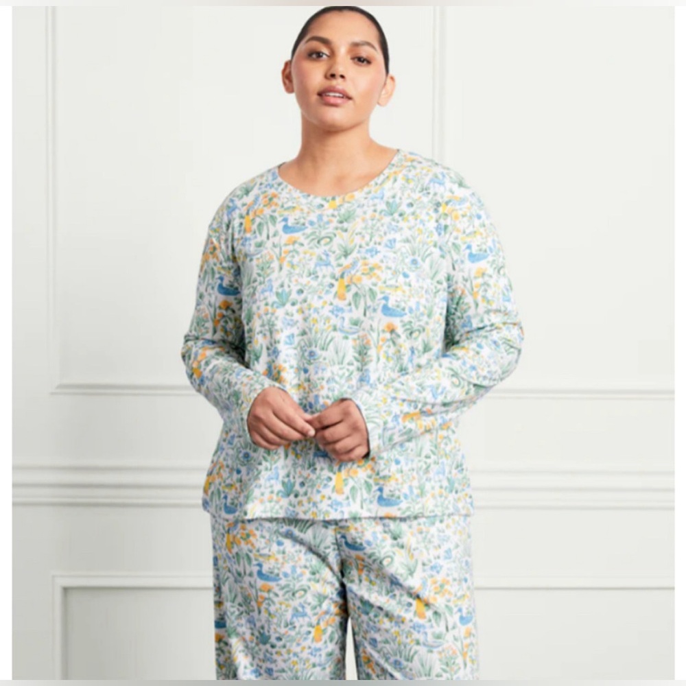NWT Hill House The Ivy Sleep Tee in Multi Sherwood Forest Small